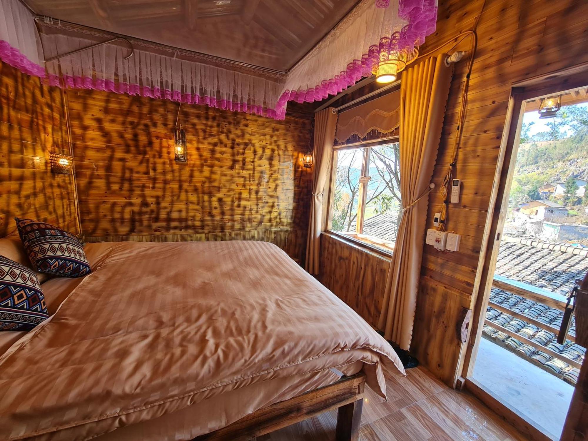 Nha Co Lao Xa Homestay Hmong & Bungalow Air Conditioner Dong Van  Buitenkant foto
